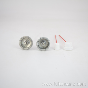 Aerosol valve for mousse and cleaner spray valves